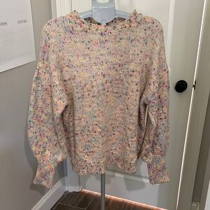 Main Strip Multicolor Knit Crew Neck Sweater